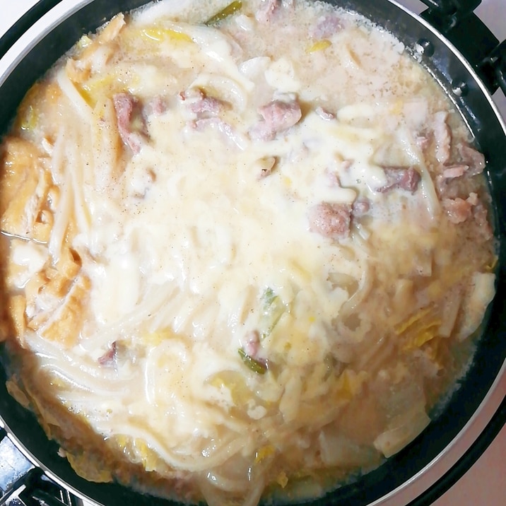 ごま豆乳チーズうどん レシピ 作り方 By モフィもふぃ 楽天レシピ